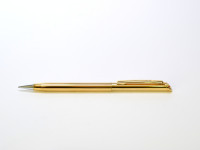 Made in USA 1980s Quill Gold Plated Rollerball Ballpoint & Mechanical Pencil Set in Box