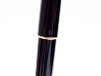 NOS 1970s MONTBLANC No. 320 360 380 Black Resin 14K EF Fountain Pen Lever Ballpoint & 1.17mm Mechanical Pencil Set in Box