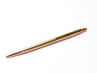 1970s Original First Series Caran d'Ache MADISON All Gold Plated 14K Flex Nib Fountain Ballpoint Pen & Mechanical Pencil Set In Box