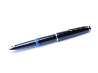 Rare 1960s MONTBLANC No.31 Black Resin EF Extra Fine 14K 585 Wing Nib Fountain Pen