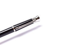 Davidoff Velero Silver & Black Lacquer Oversize Rollerball Pen Made in France