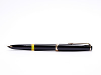 NOS New 1960s MONTBLANC No.12 & No.16 Masterpiece Meisterstuck Black Resin 18K 750 Gold Flex EF Nib Fountain Pen & Mechanical Pencil Set in Box