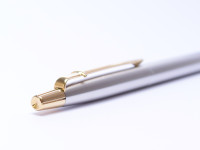 Caran d'Ache MADISON Matte Steel & Gold Plated Ballpoint Pen Swiss Made