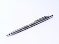 Rare 1975 Crosshatch Knurled PILOT CUSTOM 0.5mm Sterling Silver Solid 925 Namiki Mechanical Pencil Japan
