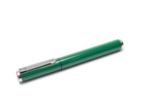 Rare Vintage 90’s Sheaffer Award Leaf Green Rubberized Grip Rollerball Pen 