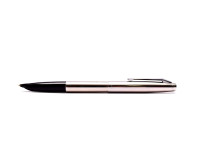 Golden Star 703 Steel Black Section F Fine Hooded Nib Aeromatic Press Converter Fountain Pen