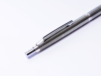 Rare 1975 Crosshatch Knurled PILOT CUSTOM 0.5mm Sterling Silver Solid 925 Namiki Mechanical Pencil Japan