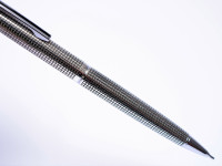Rare 1975 Crosshatch Knurled PILOT CUSTOM 0.5mm Sterling Silver Solid 925 Namiki Mechanical Pencil Japan