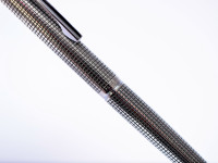 Rare 1975 Crosshatch Knurled PILOT CUSTOM 0.5mm Sterling Silver Solid 925 Namiki Mechanical Pencil Japan