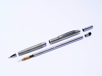 Rare 1975 Crosshatch Knurled PILOT CUSTOM 0.5mm Sterling Silver Solid 925 Namiki Mechanical Pencil Japan