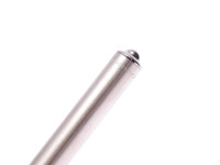 Rare Vintage Spanish INOXCROM F Fine Nib Polished Steel W/ Gold Plated Trims Fountain Pen