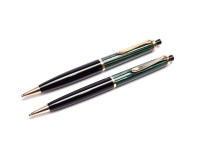 Vintage Rare 1950s Pelikan 450 Tortoise Green & Gold Filled Trims Repeater 1.18mm Lead Mechanical Pencil