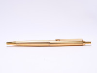 Caran d'Ache No. 852 Gold Plated Ballpoint Pen In Box