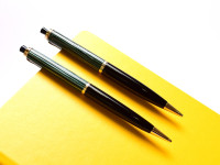Vintage Rare 1950s Pelikan 450 Tortoise Green & Gold Filled Trims Repeater 1.18mm Lead Mechanical Pencil