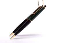 Vintage Rare 1950s Pelikan 450 Slimline Tortoise Green & Gold Filled Trims Repeater 1.18mm Lead Mechanical Pencil