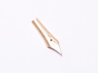 Reform LUXUS Fountain Pen Original Never Used Amazing Art Deco 1930s Reform LUXUS Chevron "Tiger Eye" Jade Green Celluloid w/14K Super Flex Nib Fountain Pen from the "Attic Find"