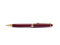 Vintage Montblanc Meisterstuck Masterpiece 164 Burgundy/Maroon Red & Gold Twist Ballpoint Pen