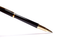 NOS Parker Ingenuity 5th Technology Black Lacquer & Gold Plate Innovative Pen in Box 
