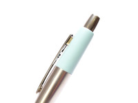 Made in UK 2002-2005 NOS Heavy Stainless Steel PARKER Dimonite Blue Mint Light Turquoise Ballpoint Pen in Box