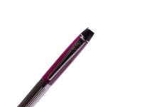 Cross Metropolis Plum Purple Lacquer & Dark Gray Chrome Twist Mechanism Ballpoint Pen