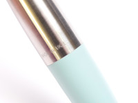 Made in UK 2002-2005 NOS Heavy Stainless Steel PARKER Dimonite Blue Mint Light Turquoise Ballpoint Pen in Box