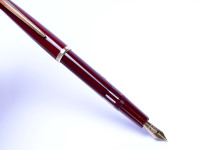 Reform Germany 4328 Burgundy Bordeaux Maroon Red Piston Fountain Pen