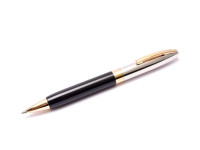 Sheaffer Legacy II Black Lacquer w/ Chased Palladium & 22K Gold-Plated Trim Twist Mechanism Ballpoint Pen 