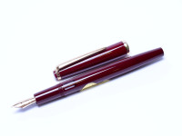 Reform Germany 4328 Burgundy Bordeaux Maroon Red Piston Fountain Pen
