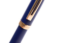 Vintage Sheaffer Prelude Dark Navy Indigo Blue Rollerball Pen USA