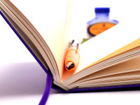 Original PATROMATIC Cartridge/ Converter Filler Orange & Silver Steel EF Extra Fine Nib Fountain Pen