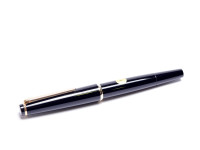 NOS New 1960s MONTBLANC No.32 & No.36 Pix Black Resin 14K Gold F/EF Nib Fountain Pen & Mechanical Pencil Set in Box