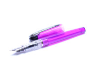 Waterman Phileas Demonstrator Purple Made in France F Fine Nib Fountain Pen Cartridge Filler