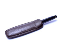 Pocket Size Black Resin KAWECO Sport V16 F 14K Gold Nib Fountain Pen