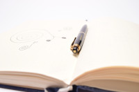 Rare Vintage 1950s Faber Castell OSMIA 202 Black Celluloid & Gold Repeater Mechanical Pencil 1.18mm Leads