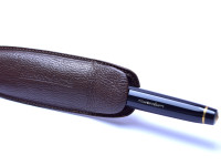 Pocket Size Black Resin KAWECO Sport V16 F 14K Gold Nib Fountain Pen