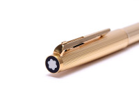 MONTBLANC Masterpiece Meisterstuck 1846 Gold Filled Lever Clip Mechanism 11th "Eleventh Finger" Ballpoint Pen