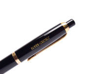 Rare Vintage 1950s Faber Castell OSMIA 202 Black Celluloid & Gold Repeater Mechanical Pencil 1.18mm Leads