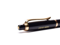 Rare Vintage 1950s Faber Castell OSMIA 202 Black Celluloid & Gold Repeater Mechanical Pencil 1.18mm Leads