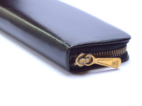 Rarest 1969 Pelikan PK30 & DK30 Rolled Gold & Black Resin 14K F Clear Face Nib Fountain & Ballpoint Pen Set In Genuine Pelikan Black Leather Pouch