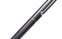Rare 1990s Mint Rotring 700 Anodized Steel M Nib Indestructible Fountain Pen - Identical to Montblanc Noblesse Slim Line