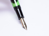 Vintage Original 1955 PELIKAN 140  Fountain Pen 14K 585 Solid Gold Flex Nib EF Size