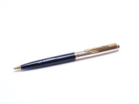 1960s Made in England PARKER 45 "Custom" Deluxe Black & 14K Rolled Gold 1.18mm Mechanical Pencil