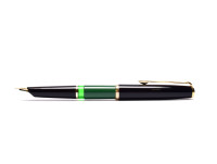 Vintage 1970s Pelikan MK10 Airplane Safe Green EF Extra Fine Nib Piston Filling Fountain Pen