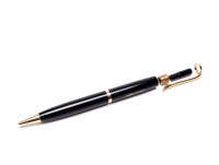 Rare Vintage 1950s Faber Castell OSMIA 202 Black Celluloid & Gold Repeater Mechanical Pencil 1.18mm Leads