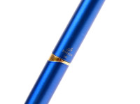 Parker Inflection Tranquil Marine Blue Lacquer Satin 14k Gold Plated Ballpoint Pen In Box