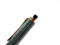 Vintage Rare 1950s Pelikan 450 Tortoise Green & Gold Filled Trims Repeater 1.18mm Lead Mechanical Pencil 