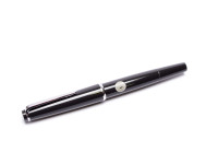 Montblanc 030 Gray & Chrome Semi-flexible F Fine Wing Nib Piston Filler Fountain Pen 