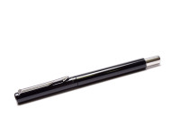 The Original 2002 NOS PARKER Vector Made in UK Classic Black & Matte Steel Rollerball Pen in Box with Refill