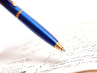 Parker Inflection Tranquil Marine Blue Lacquer Satin 14k Gold Plated Ballpoint Pen In Box