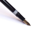 Rare 1980s West W. Germany Classic Pelikan M150 / 481 (Old Style) Black Resin M Semi-Flexible Nib Piston Fountain Pen